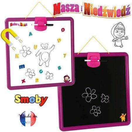 لوح كتابة بوجهين SMOBY - MASHA DOUBLE SIDE SLATE DISPLAY