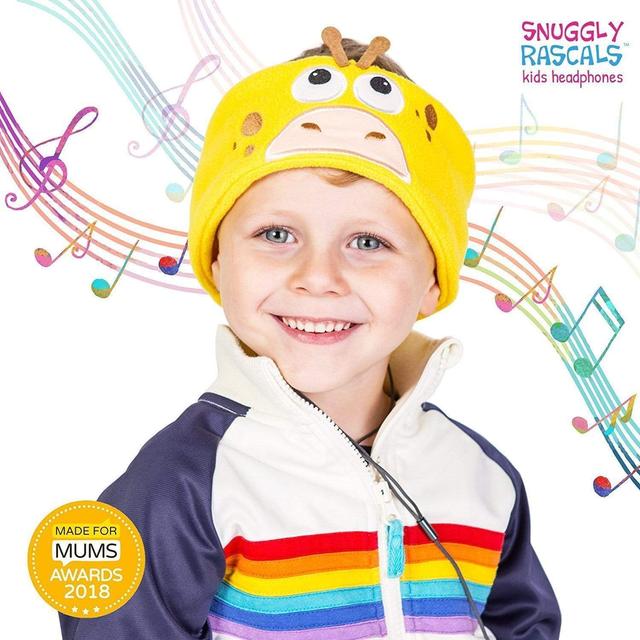 snuggly rascals ultra comfortable size adjustable headphones for kids giraffe - SW1hZ2U6MzUyNDM=