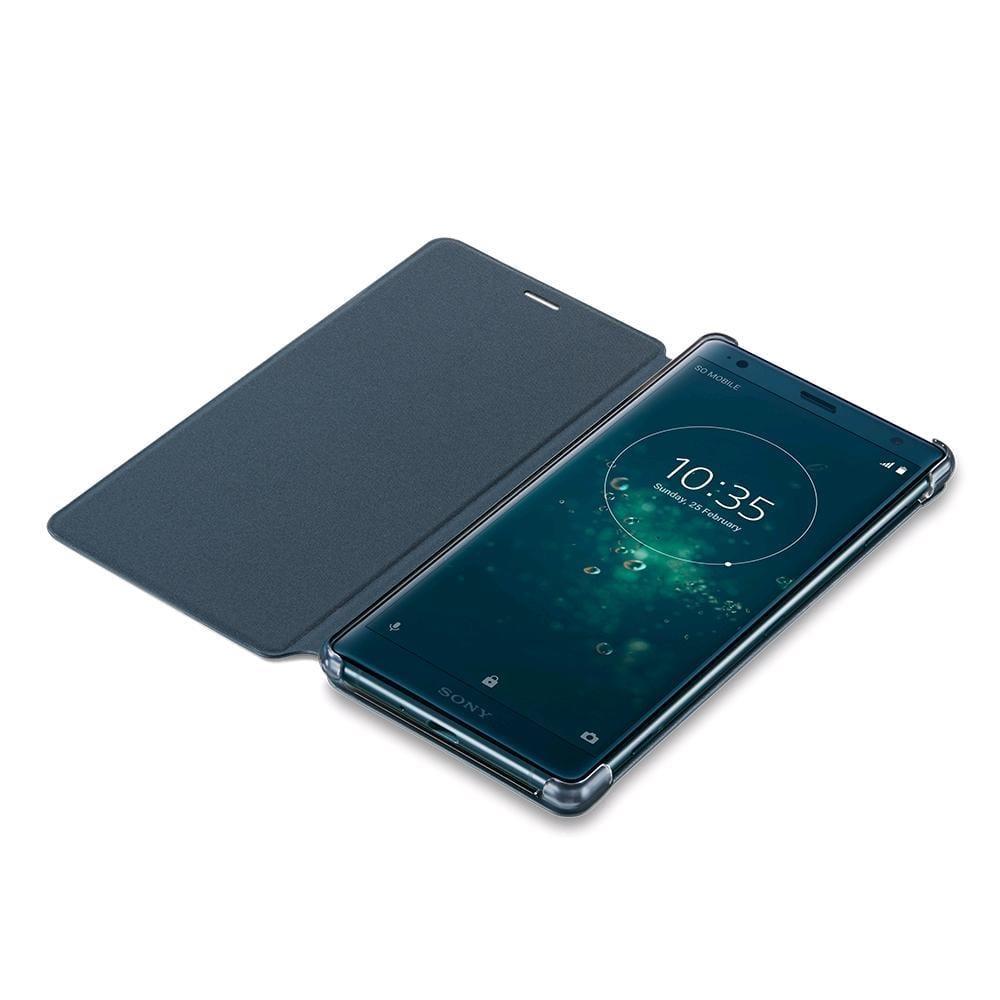 sony style cover touch for xperia xz2 green