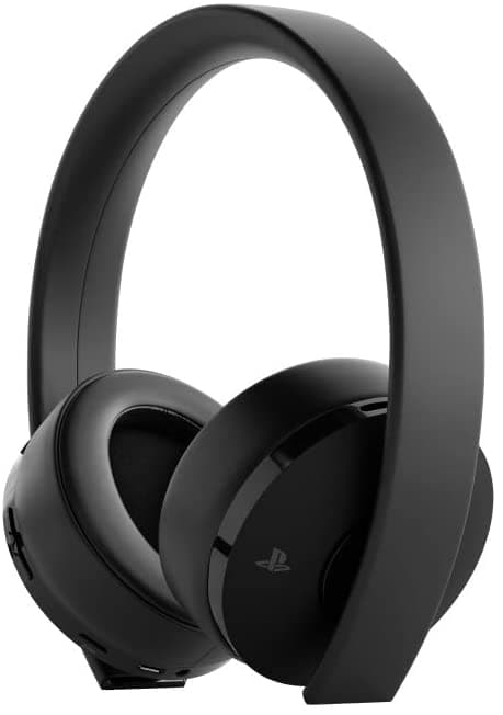 سماعات رأس بلوتوث اسود  سوني جولد ps4 sony gold wireless headset  black