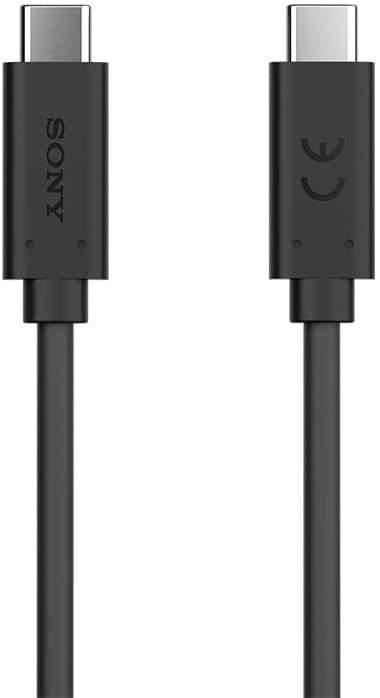 كيبل لون أسود SonyÂ USB-C to  USB-C Cable