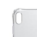 لاصقة حماية الشاشة مع كفر سيليكون لجهاز iphone XS Max شفاف Case Transparent & Tempered Glass Screen Protector - SoSkild - SW1hZ2U6NTgzNjM=
