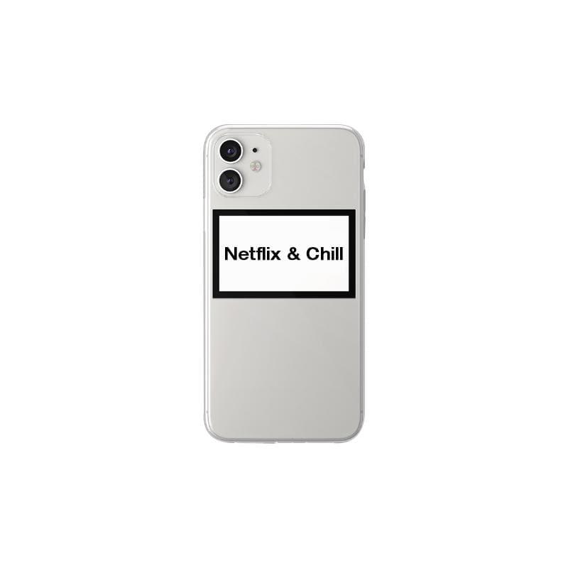 statement netflix chill case for iphone 11 clear