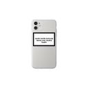 statement social media seriously harms your mental health case for iphone 11 clear