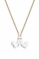 tapper airpod airpod pro strap 18k gold plated rope chain with magnetic locks swedish design compatible with airpods and airpods pro gold