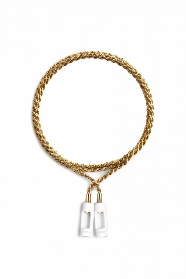 tapper airpod airpod pro strap 18k gold plated rope chain with magnetic locks swedish design compatible with airpods and airpods pro gold - SW1hZ2U6NTg0NTU=