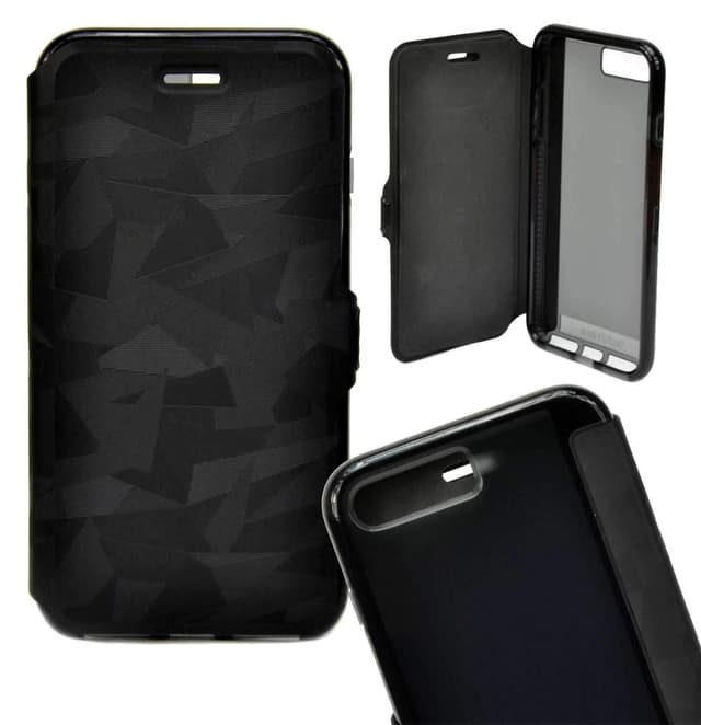 كفر ايفون 8 بلس / 7 بلس تيك 21 أسود Tech21 Evo Wallet Flip Case for iPhone 8 Plus / 7 Plus 