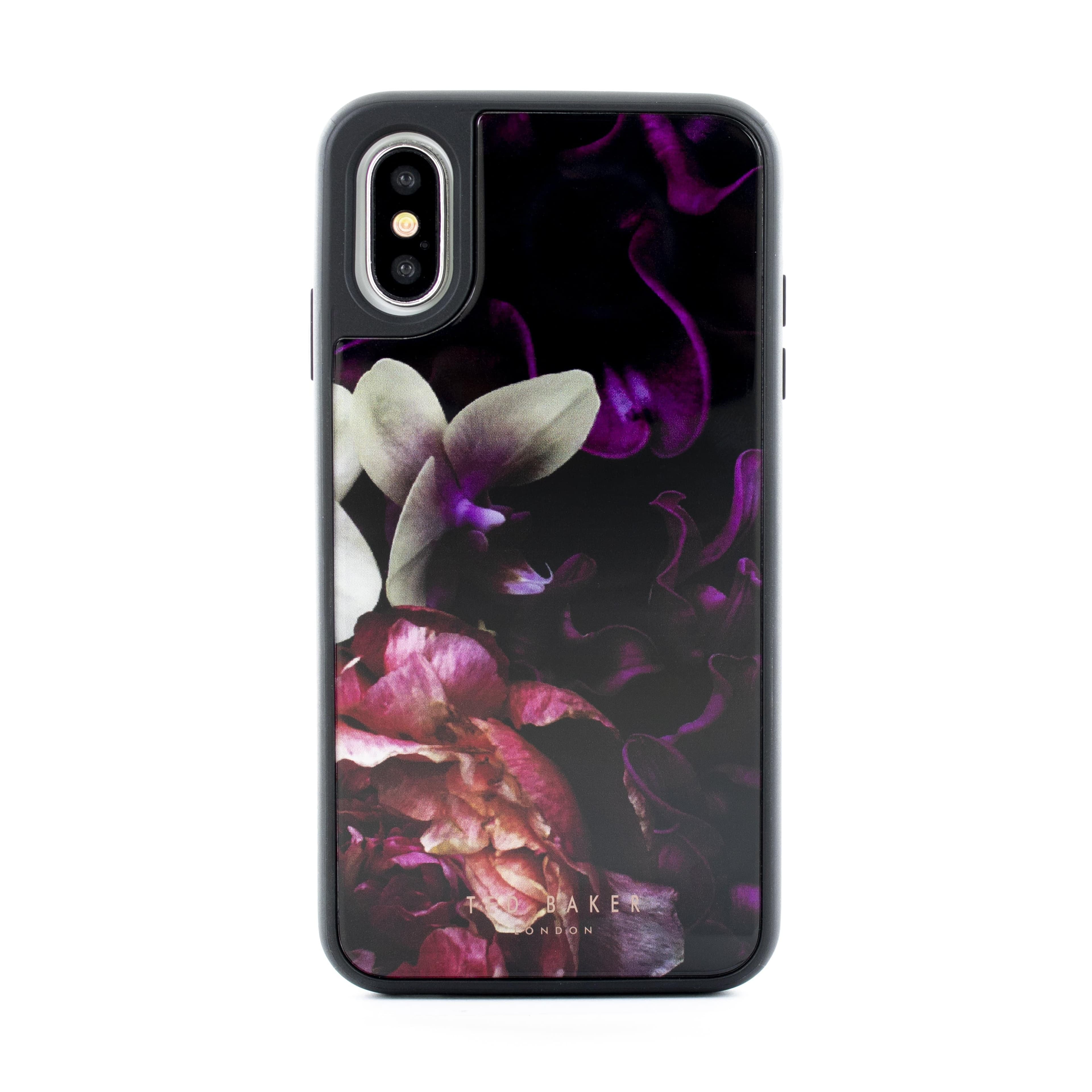 ted baker glass inlay splendour black for iphone xs x