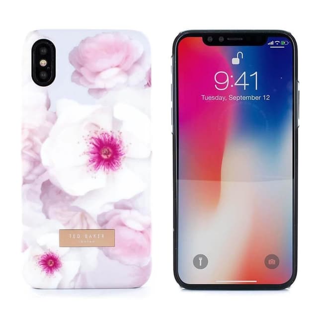 ted baker soft feel hard shell case namala chelsea grey for iphone x