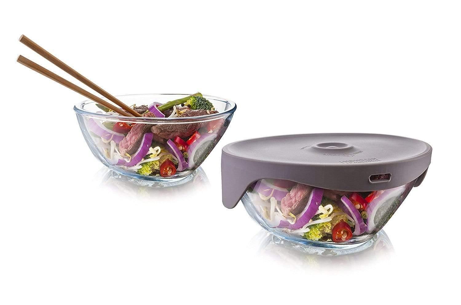 وعاء الطبخ بالبخار 500 مل رمادي Single Serve Steamer - TOMORROW'S KITCHEN