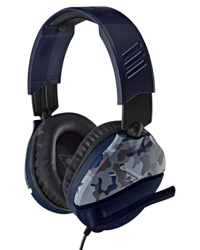 سماعات راس غمينغ سلكية مع ميكروفون فضي مموه ترتل بيتش TURTLE BEACH - Ear Force Recon 70 - silver