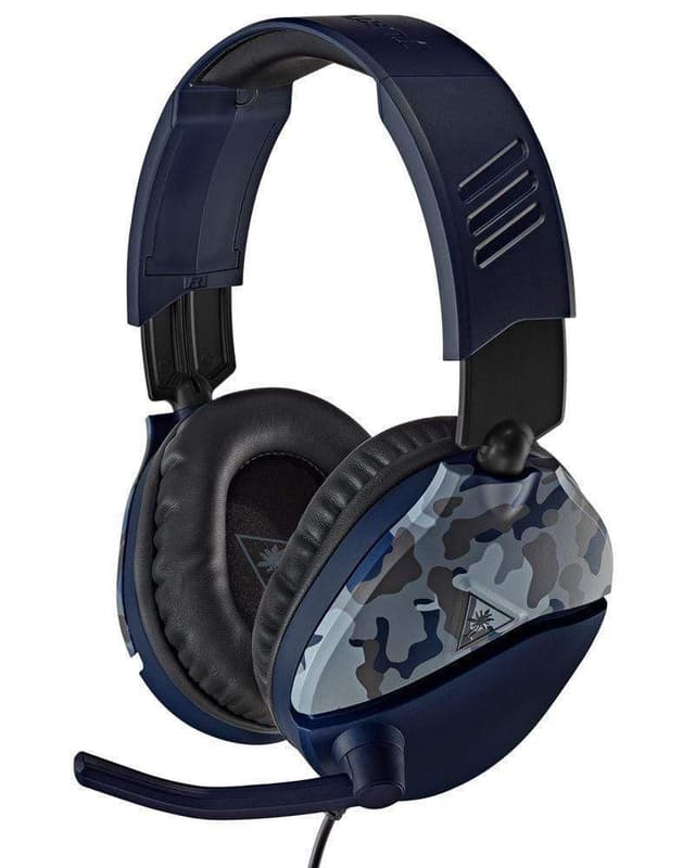 سماعات راس غمينغ سلكية مع ميكروفون فضي مموه ترتل بيتش TURTLE BEACH - Ear Force Recon 70 - silver