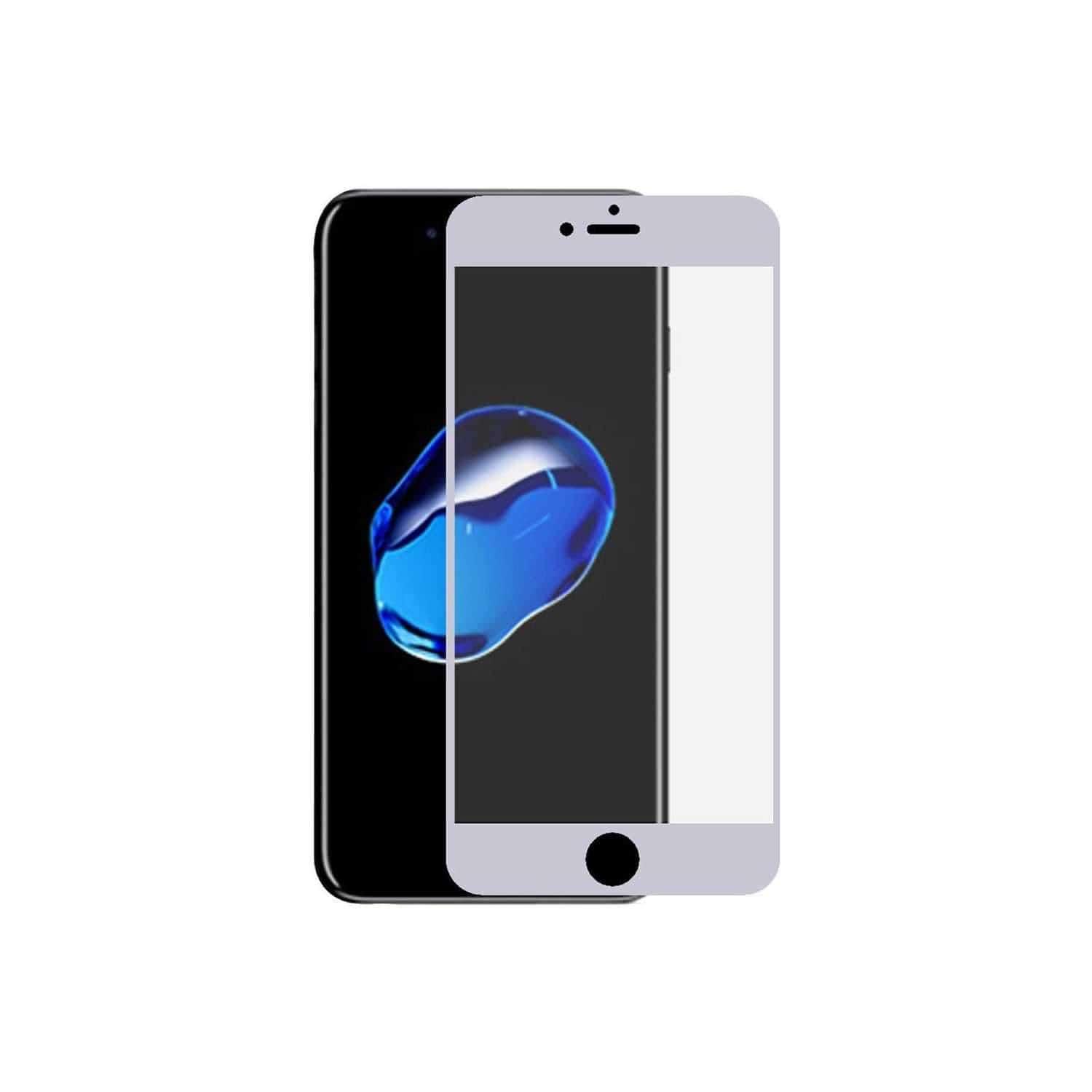 turtle brand apple iphone 6 full glass screen guard silver