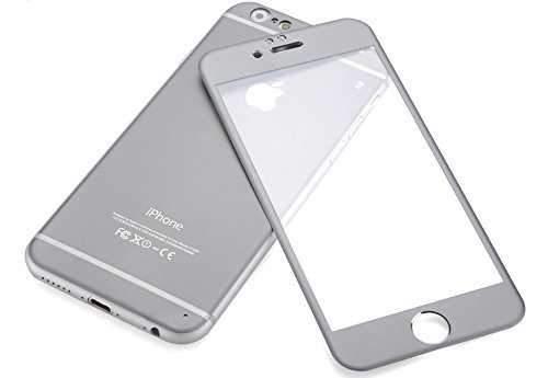turtle brand apple iphone 6 plus full glass screen guard silver