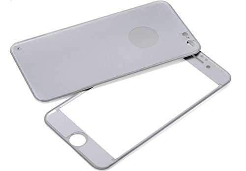 turtle brand apple iphone 6 plus full glass screen guard silver