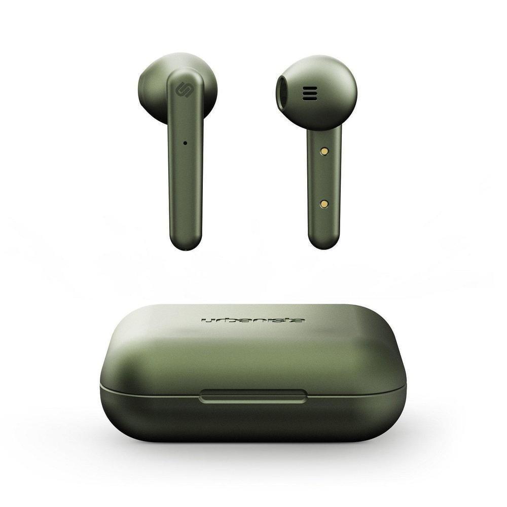 urbanista stockholm true wireless headphones olive green