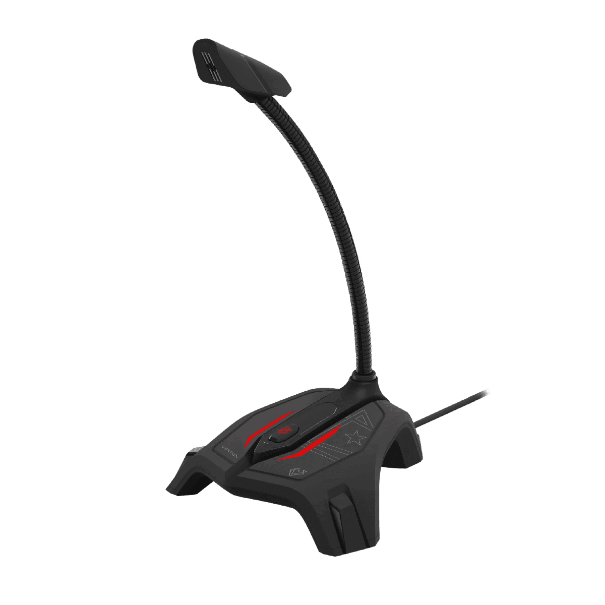 Vertux Streamer 2 Omni Directional Gaming Adjustable Microphone USB Mic