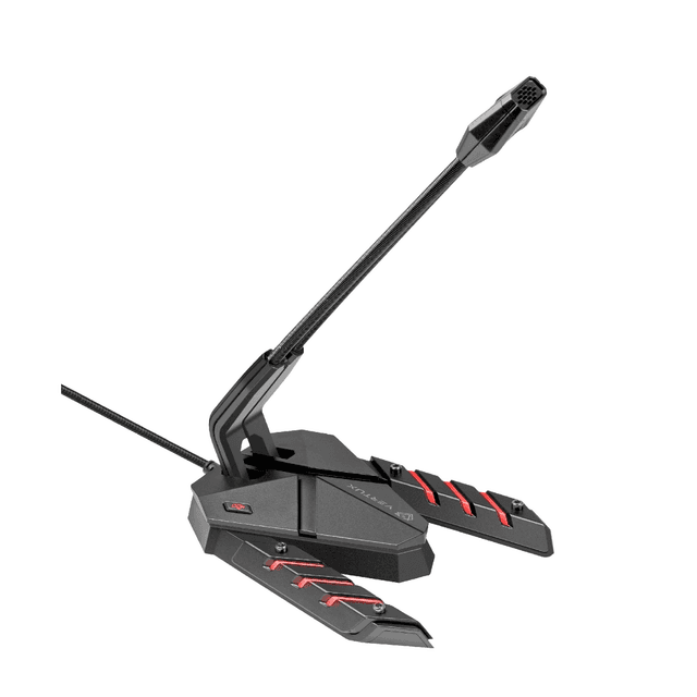 مايكروفون USB GAMING MICROPHONE WITH RGB LIGHT & 3.5MM HEADPHONE JACK - vertux