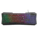 Vertux Radiance Ergonomic, RGB Backlit Wired, Anti Ghosting Function Gaming Keyboard
