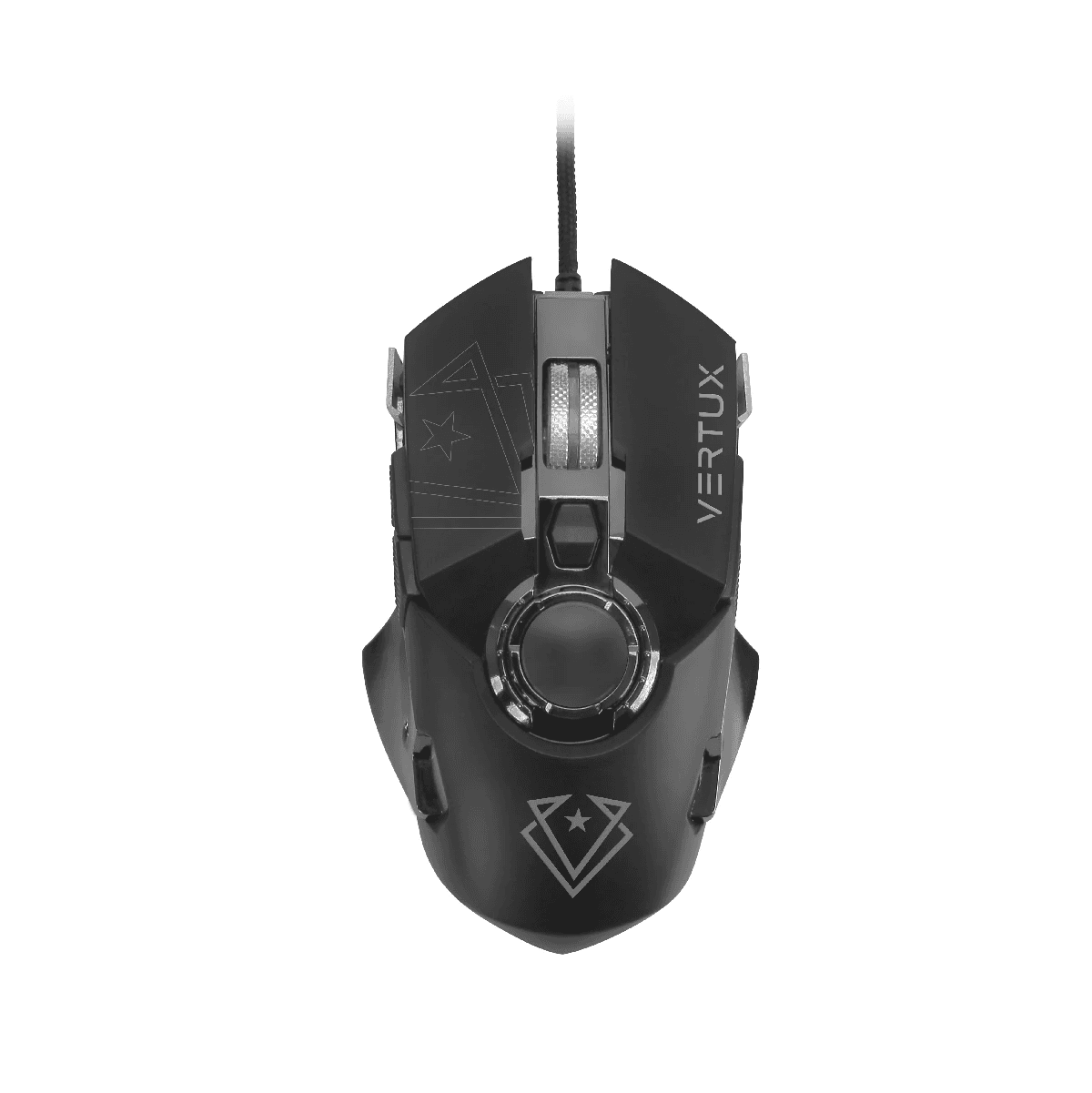 Vertux Cobalt High Accuracy Lag-Free, 800-3200 DPI, 6 Button Program, Optical Wired Gaming Mouse