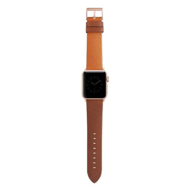 viva madrid montre duo apple watch strap 42 44mm orange brown - SW1hZ2U6NDUxNDI=