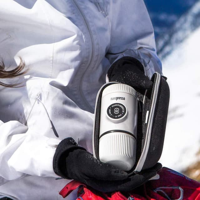 ماكينة الإسبريسو المحمولة Nanopresso Portable Espresso Maker Bundled with Protective Case Lava - Wacaco
