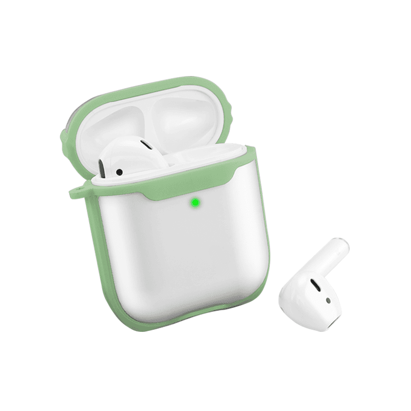 كفر سماعات لاسلكية WIWU BUMPER AIRPODS PROTECTIVE CASE - DARK NIGHT GREEN