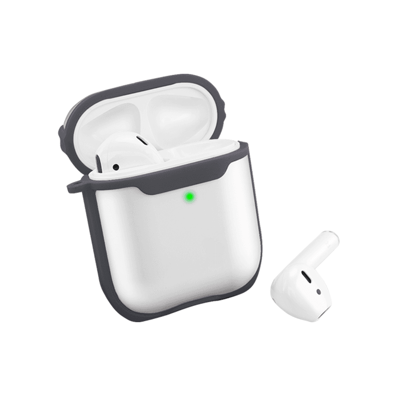 كفر سماعات لاسلكية WIWU BUMPER AIRPODS PROTECTIVE CASE - GREY