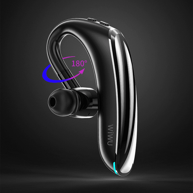 سماعات البلوتوث أحادية الطرف WIWU SOLO MAX SINGLE EAR BLUETOOTH HEADSET