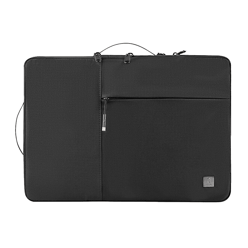wiwu alpha double layer sleeve bag for 15 4 laptop black