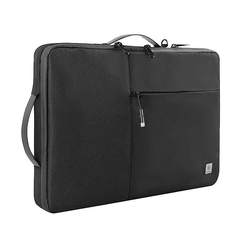 wiwu alpha double layer sleeve bag for 15 6 laptop black