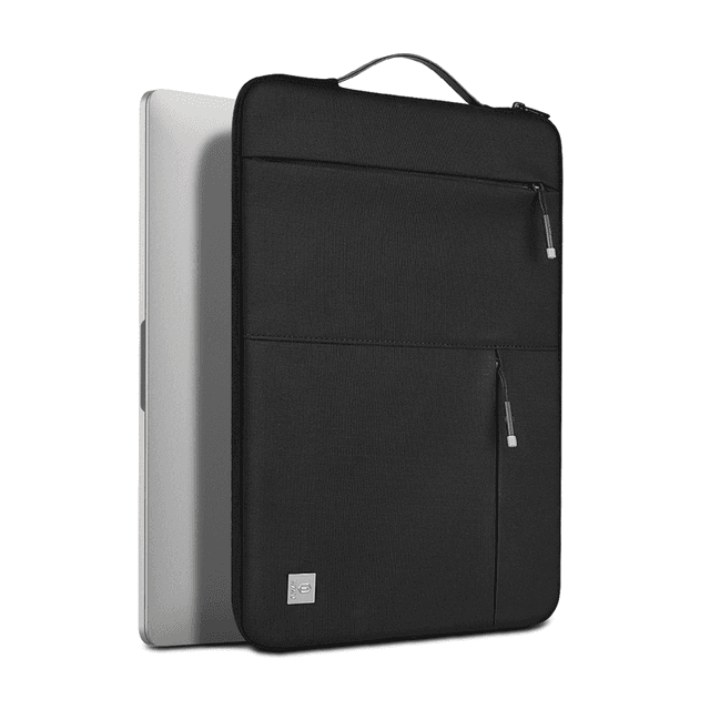 حقيبة اللابتوب العملية WIWU ALPHA SLIM SLEEVE BAG FOR 15.6" LAPTOP - BLACK