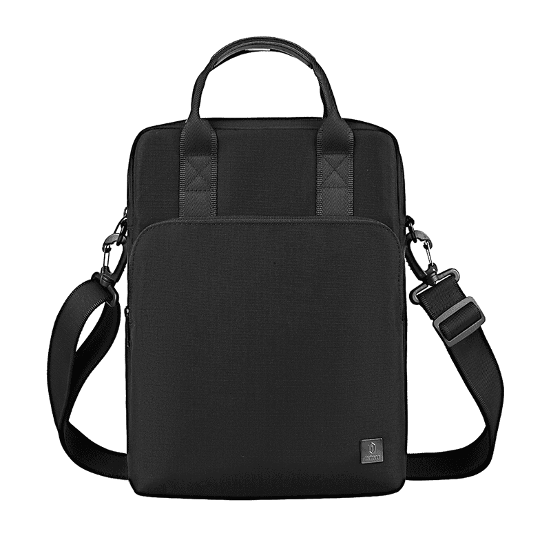 الحقيبة المحمولة WIWU ALPHA VERTICAL DOUBLE LAYER BAG FOR 13.3" LAPTOP/ULTRABOOK - BLACK