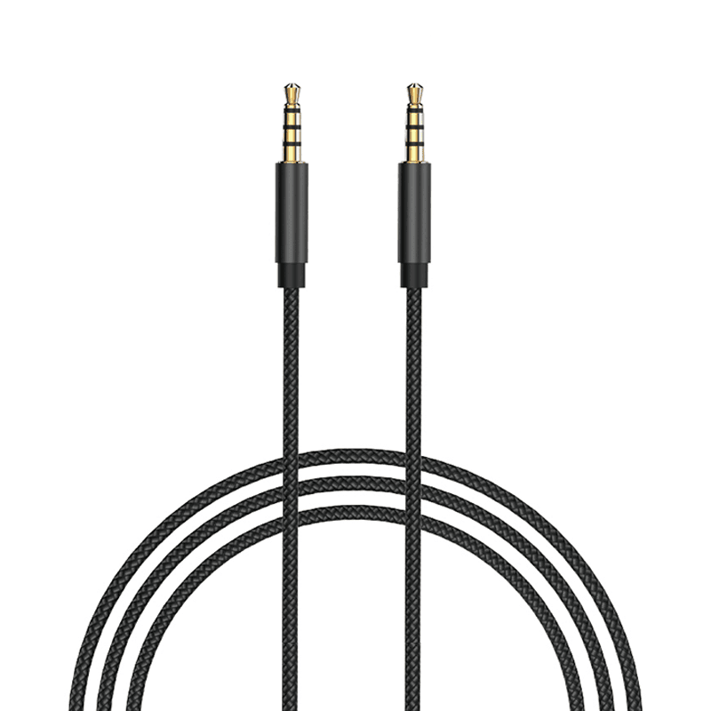 كيبل ستيريو ايه يو إكس WIWU 3.5MM STEREO AUX CABLE 1 METER - BLACK