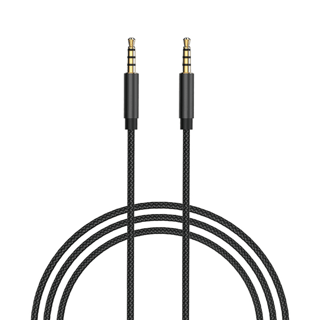 كيبل ستيريو ايه يو إكس WIWU 3.5MM STEREO AUX CABLE 1 METER - BLACK