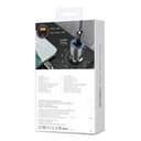 شاحن سيارة سريع مزدوج المداخل -   WIWU PC100 Smart Dual Output Type-C PD+QC3.0 Quick Charge Car Charger 36 W