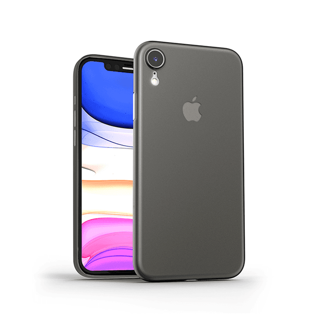 كفر أيفون إكس أر WIWU SKIN NANO MOBILE CASE FOR IPHONE XR - BLACK THROUGH
