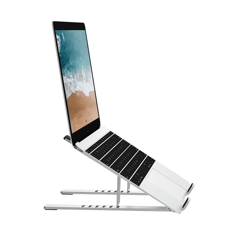 wiwu s400 adjustable laptop stand silver