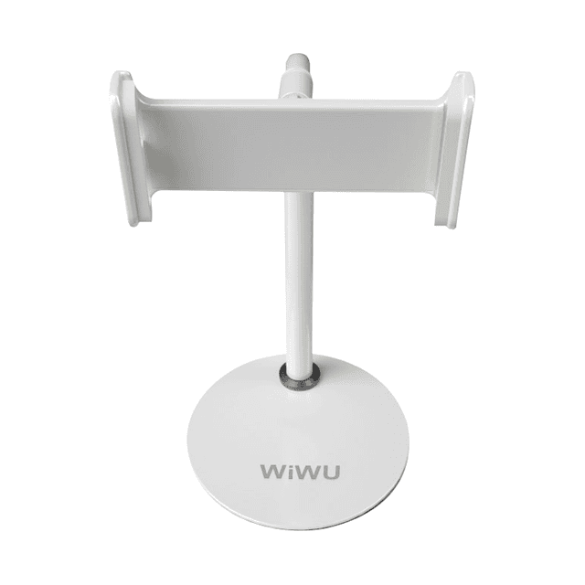 حامل جوال مكتبي مناسب للجوال والتابلت أبيض ويو Wiwu White Giraffe Desk stand For Phone Tablet