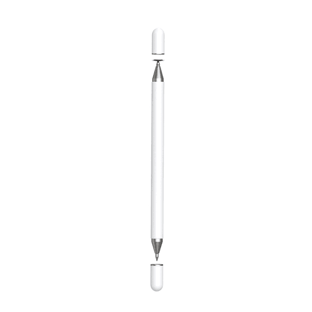 قلم اللمس مع غطاء مغناطيسي WIWU PENCIL ONE 2 IN 1 PASSIVE STYLUS WITH MAGNETIC COVER - WHITE