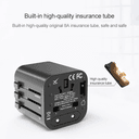 قابس السفر الذكي WIWU UA-101 TRAVEL MATE UNIVERSAL PLUG ADAPTER - BLACK