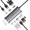 wiwu alpha 11 in 1 usb c hub a11312h gray