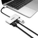 wiwu alpha 3 in 1 usb c hub c2h gray