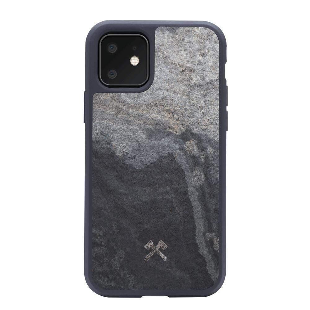 woodcessories bumper case for iphone 11 stone camo gray