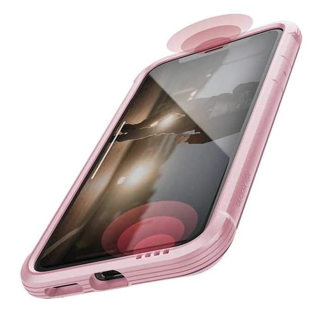 كفر جوال خلفي ديفينس لاكس لجهاز أيفون إكس إس/إكس باللون الزهري الامع إكس-دوريا X-Doria Defense Lux Back Case for iPhone X / Xs - Pink Glitter