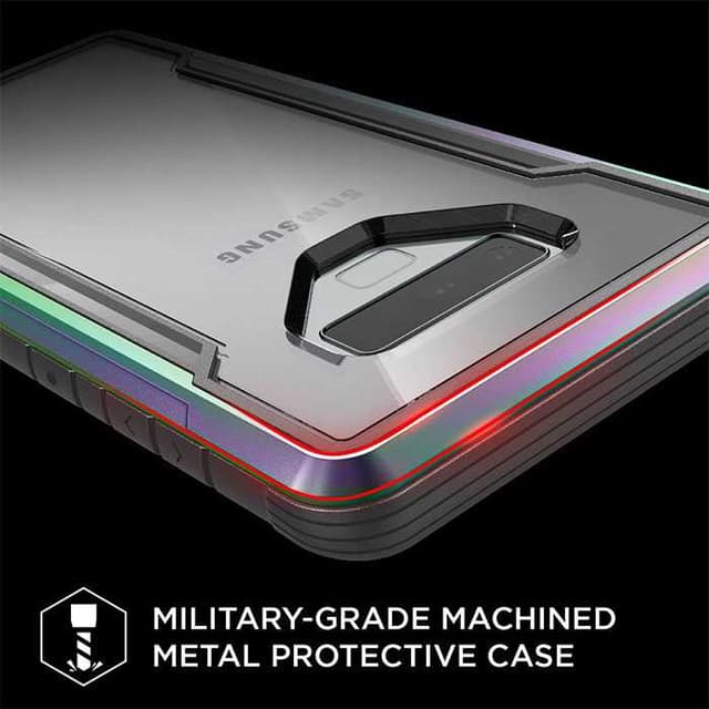 كفر جوال خلفي لجهاز سامسونج جالاكسي نوت 9 لامع من إكس دوريا X-Doria Defense Shield Back Case for Samsung Galaxy Note 9 - Iridescent