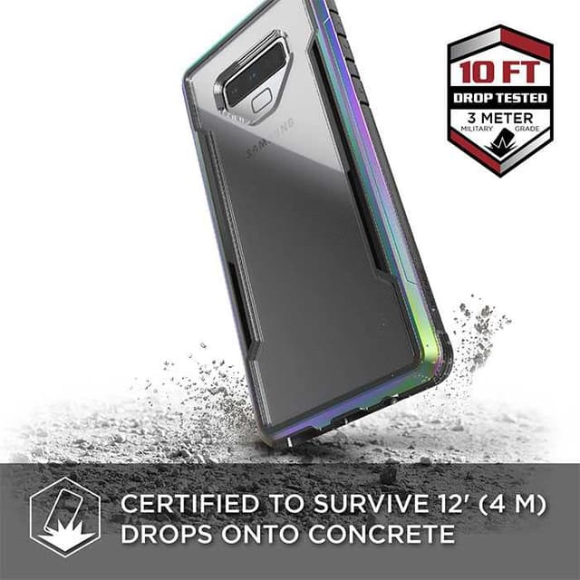 كفر جوال خلفي لجهاز سامسونج جالاكسي نوت 9 لامع من إكس دوريا X-Doria Defense Shield Back Case for Samsung Galaxy Note 9 - Iridescent