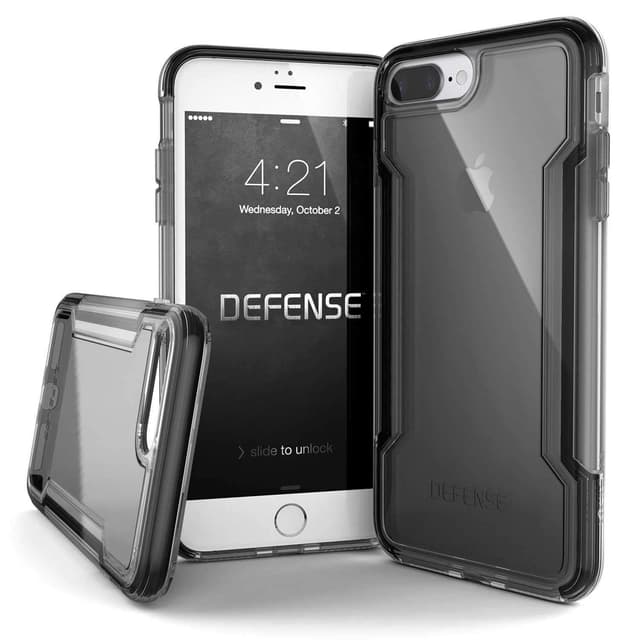 كفر جوال خلفي ديفينس لأجهزة آيفون 8 بلس / 7 بلس أسود  إكس دوريا  X-Doria Defense Clear Back Case Apple iPhone 8 Plus / 7 Plus - Black