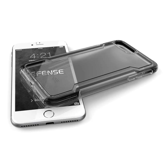 كفر جوال خلفي ديفينس لأجهزة آيفون 8 بلس / 7 بلس أسود  إكس دوريا  X-Doria Defense Clear Back Case Apple iPhone 8 Plus / 7 Plus - Black