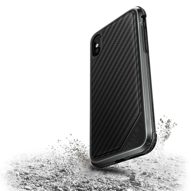 X-Doria Defense Lux Back Case Apple iPhone X - Black carbon Fiber